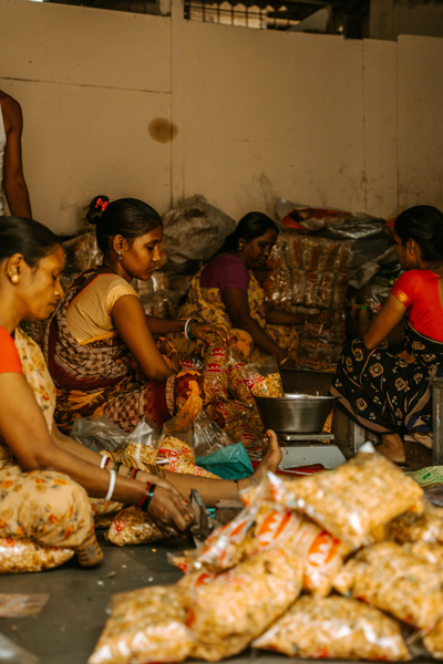 Women working in India